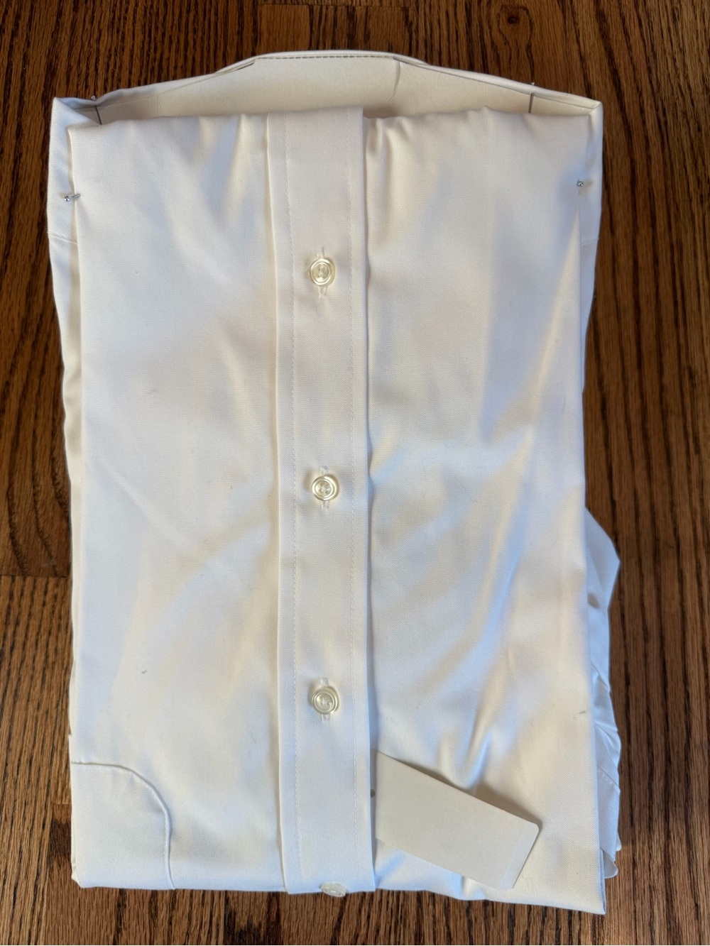 2/$10 Van Heusen White Pinpoint Oxford Easy Care Dress Shirt Men’s XL 32/33 NWT - Picture 4 of 4